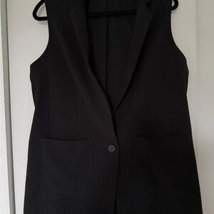 Express Black Sleeveless Vest